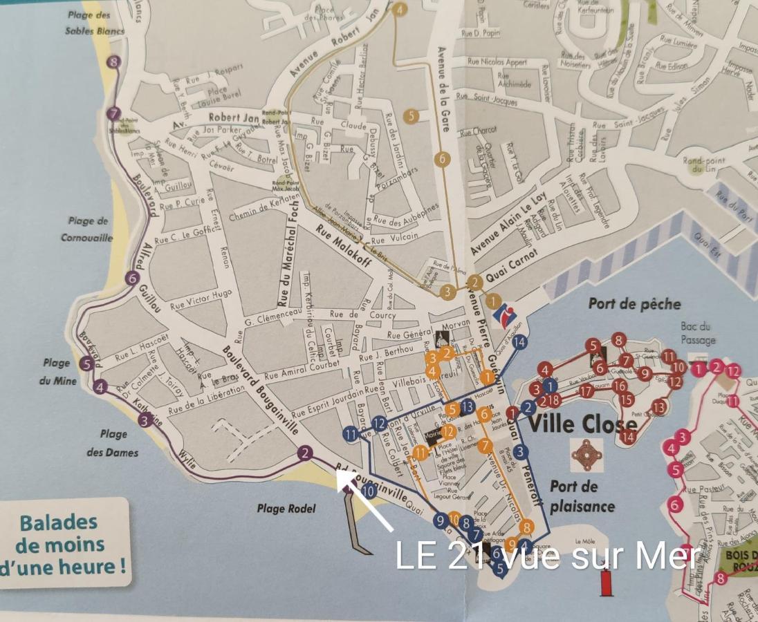 Le 21 Vue Sur Mer Concarneau Ngoại thất bức ảnh